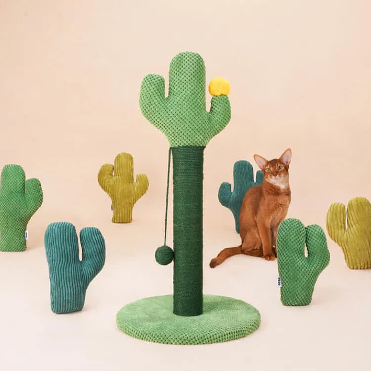 Cactus Style Sisal Cat Scratching Post