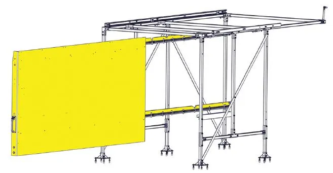 CargoGlide WSS561 Van Storage Sliding Platform Wall