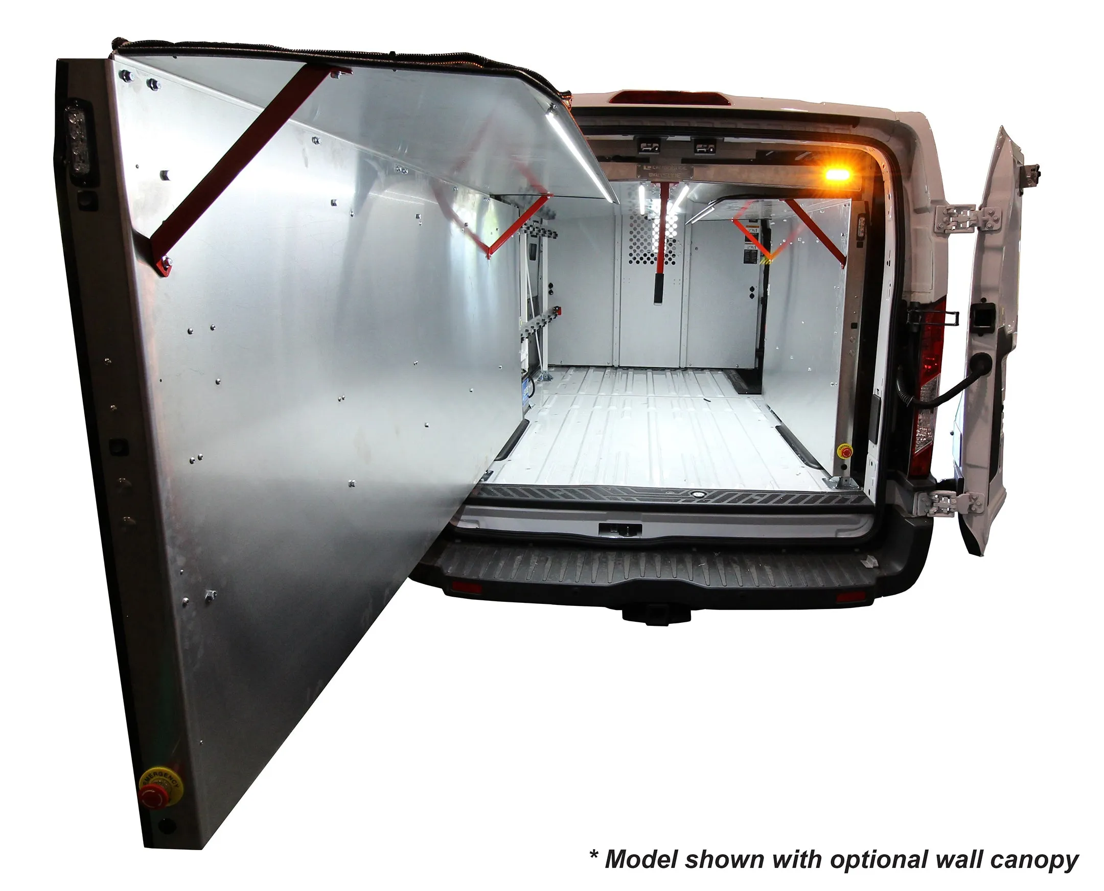 CargoGlide WSS561 Van Storage Sliding Platform Wall