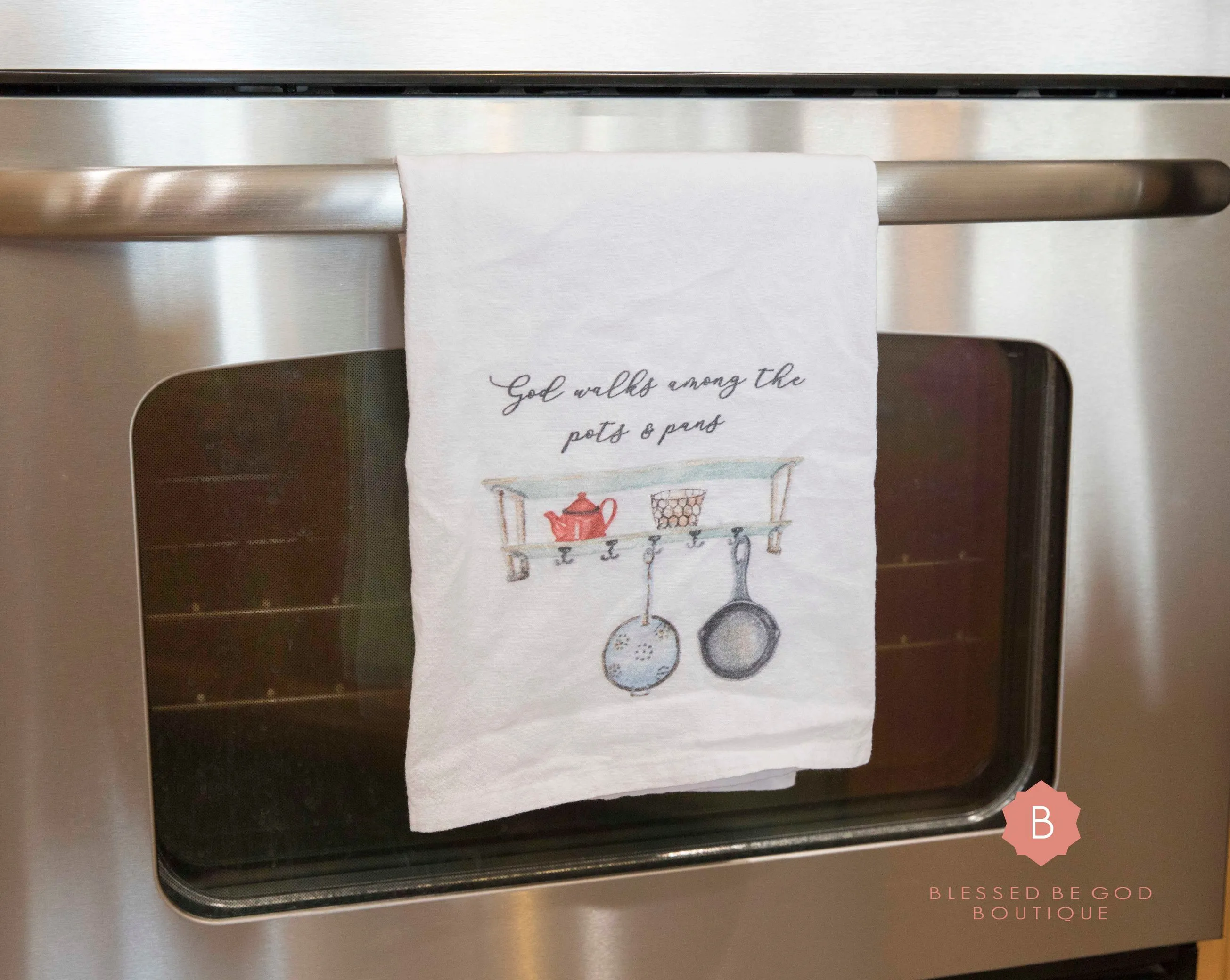 Catholic Kitchen Towel, St. Teresa quote