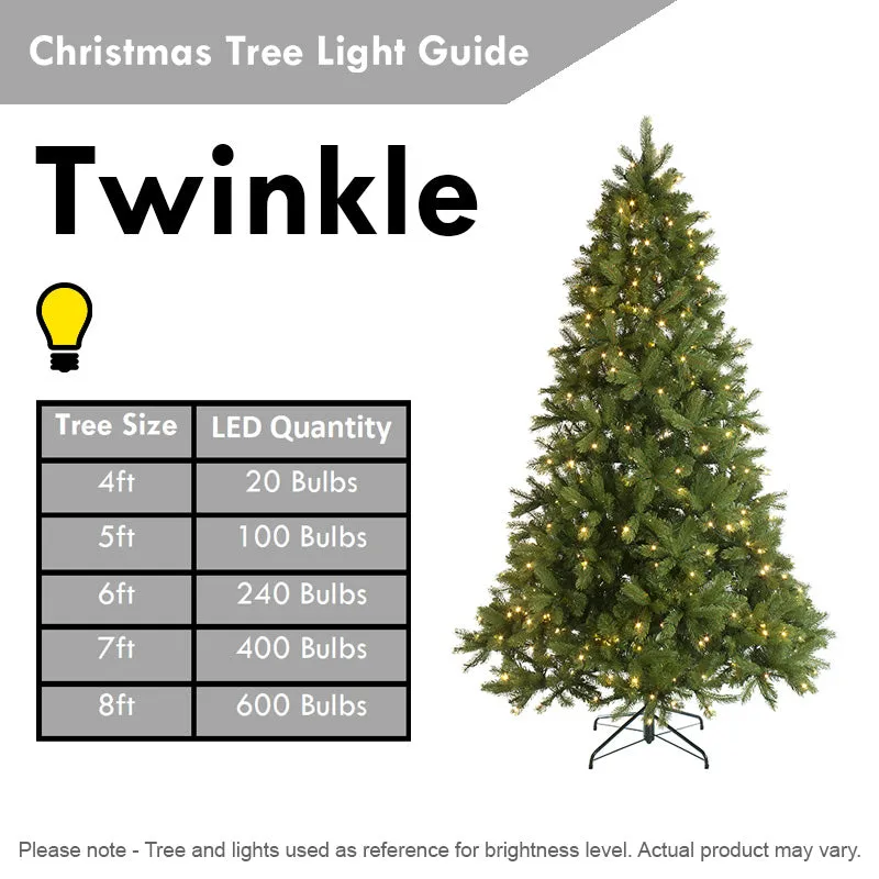 Christmas Tree Fairy Lights White Indoor 80 LED - 4.3m by Astralis