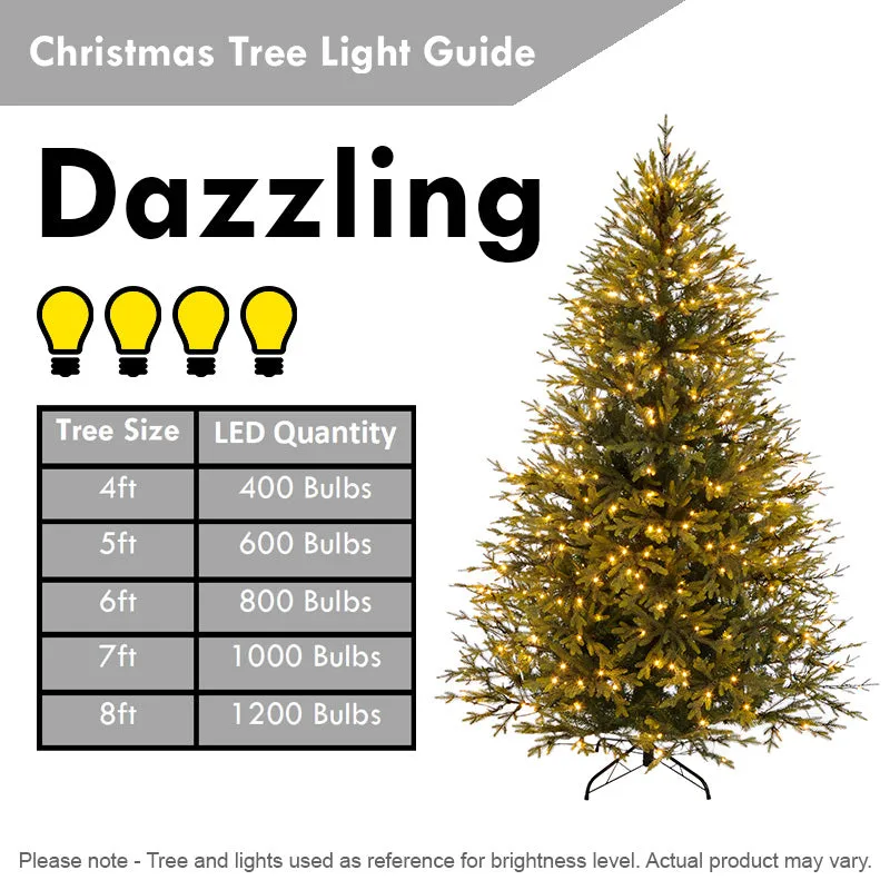 Christmas Tree Fairy Lights White Indoor 80 LED - 4.3m by Astralis