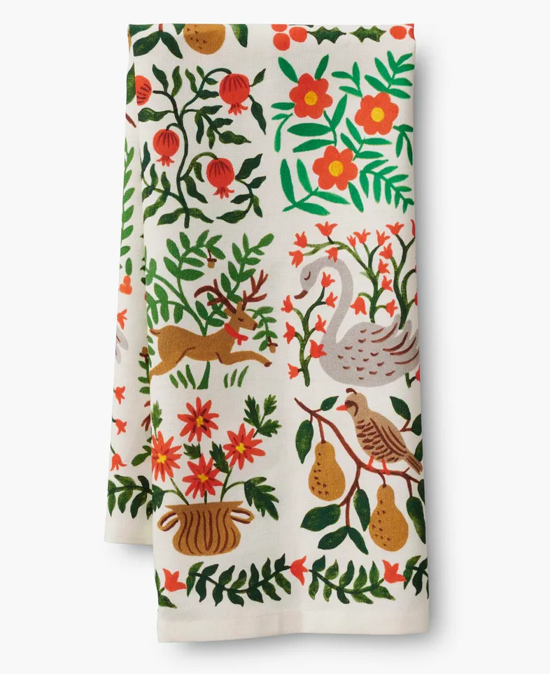 Christmastide Tea Towel