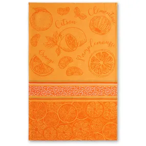 Citrus (Agrumes) French Jacquard Dish Towel by Coucke