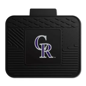 Colorado Rockies Back Seat Car Utility Mat - 14in. x 17in.