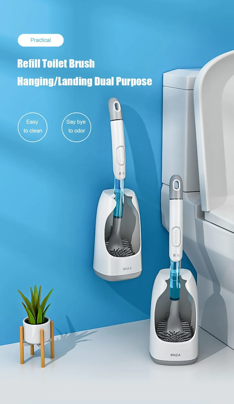 Creative Soap Dispenser Toilet Brush