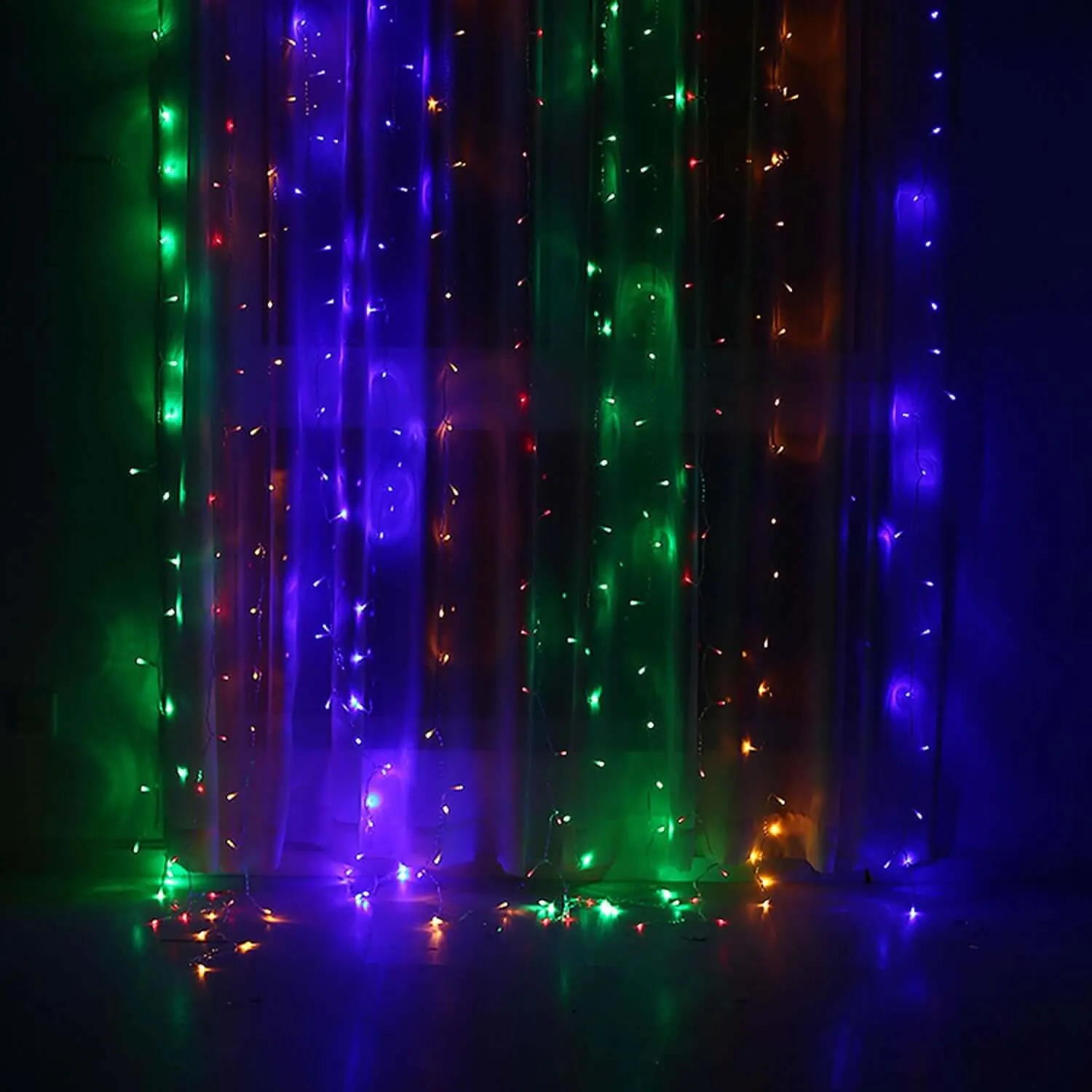 Curtain Lights 3*3m RGB Color