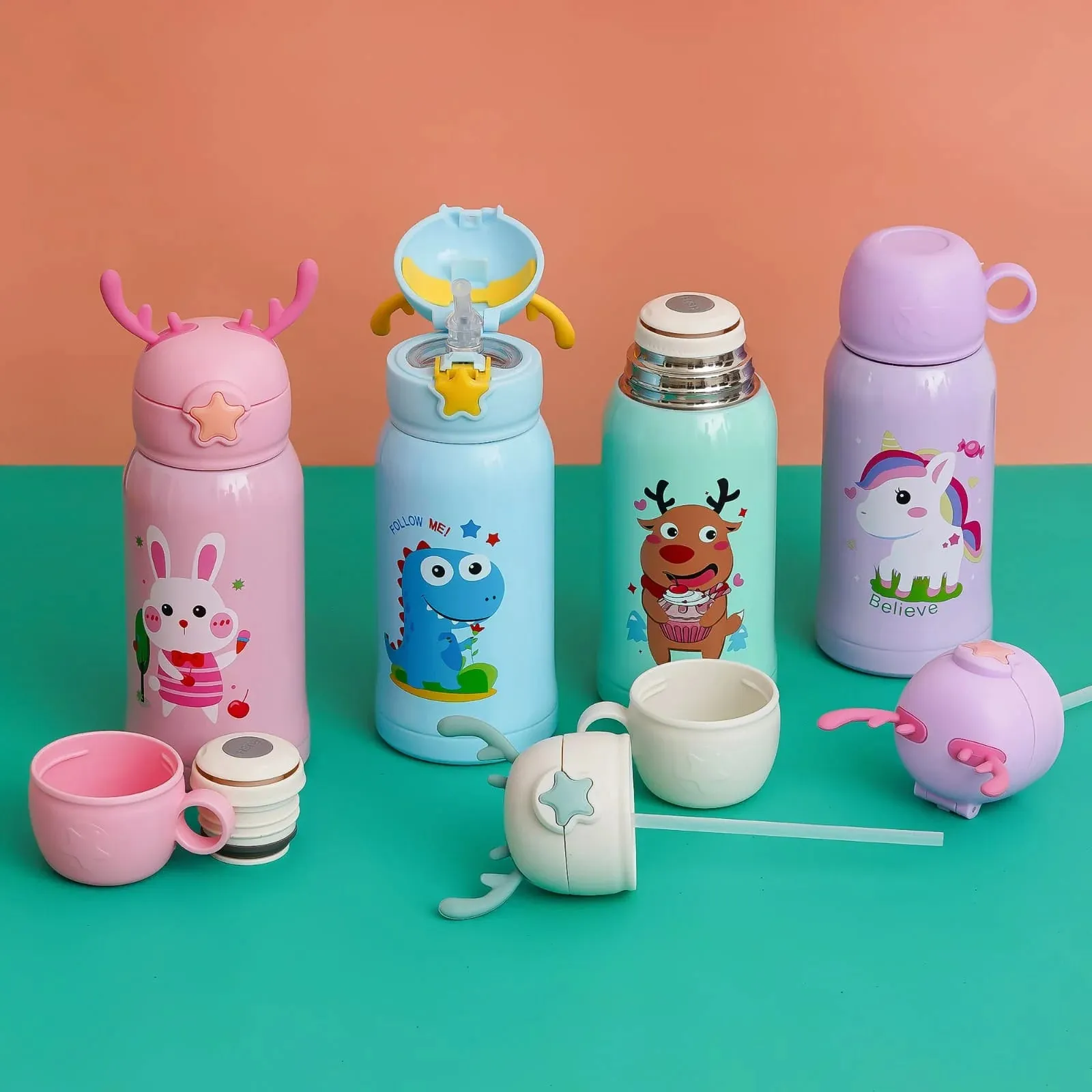 Cute Personalized 2in1 Insulated Bottle