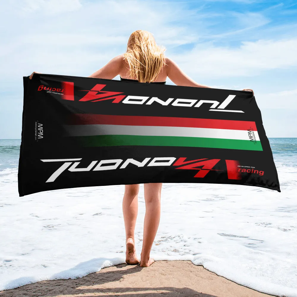 Designed Beach Towel Inspired by Aprilia Tuono V4  Motorcycle Model - MM9253