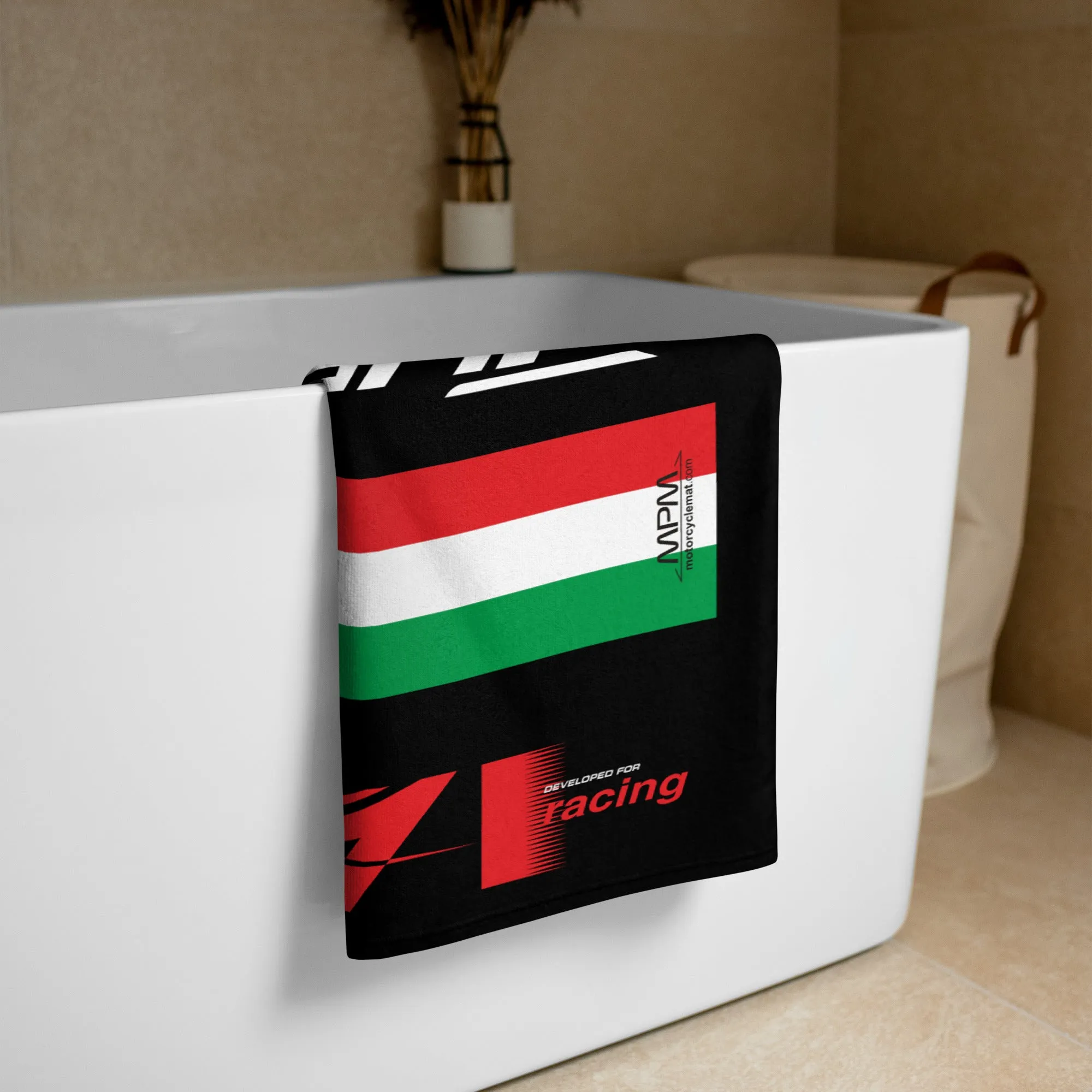 Designed Beach Towel Inspired by Aprilia Tuono V4  Motorcycle Model - MM9253