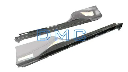 DMC Ferrari SF90 Carbon Fiber Side Skirts fit the OEM Coupe & Spider Stradale & Assetto Fiorano