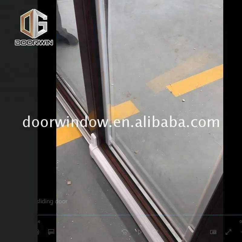 DOORWIN 2021Sliding garage doors with stainless steel net mosquito by Doorwin on Alibaba