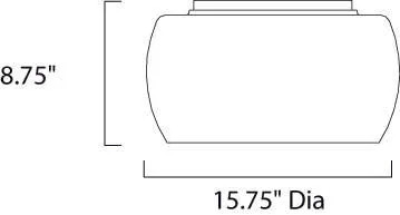 ET2 E21200 Sense 5-lt Flush Mount