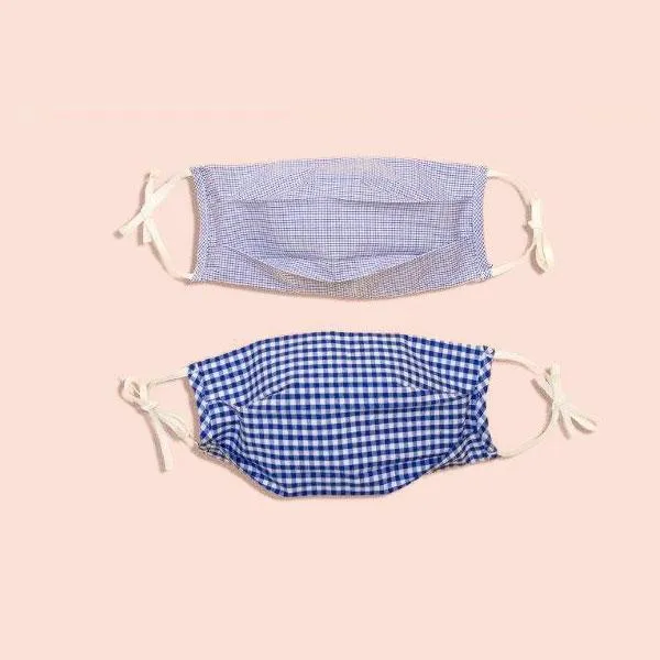 Everly - Non-Medical Grade Mask Navy Gingham