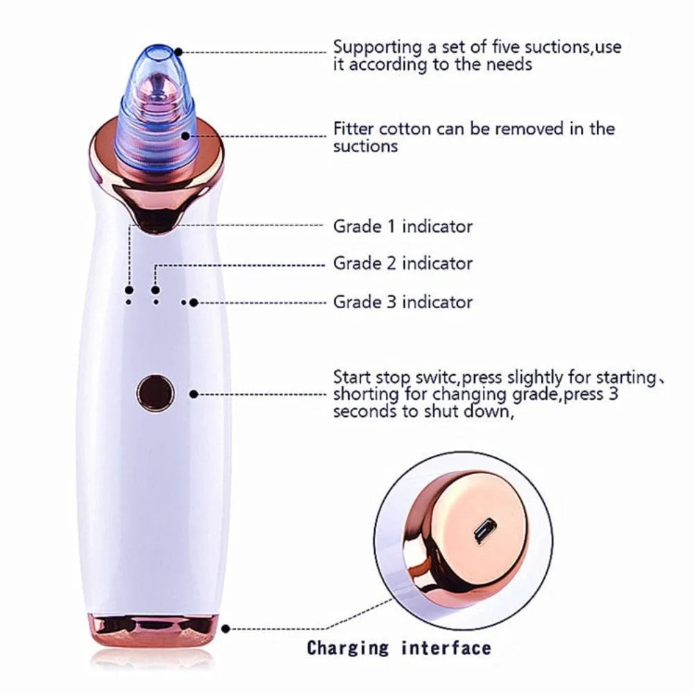 Facial Blackhead Remover Electric Vacuum Machine