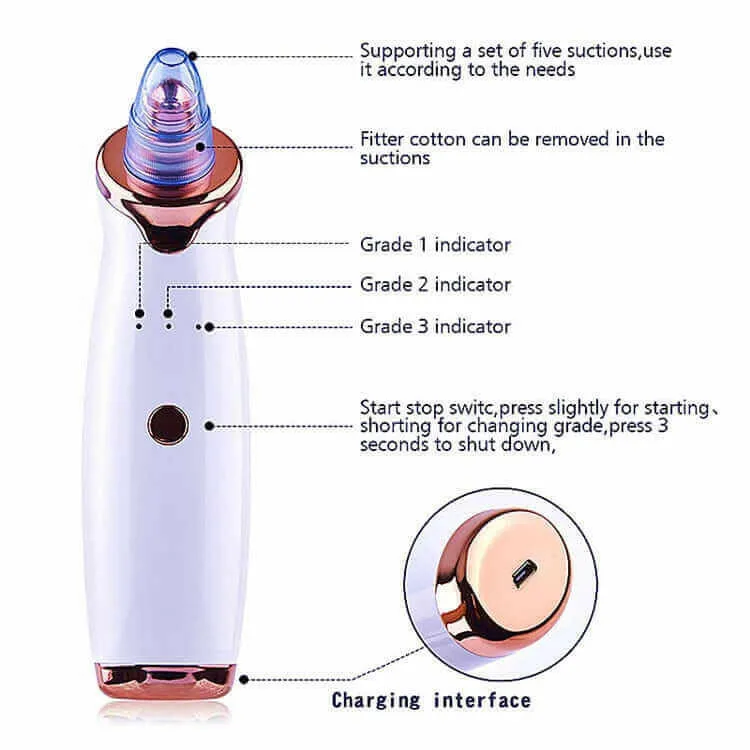 Facial Blackhead Remover Electric Vacuum Machine