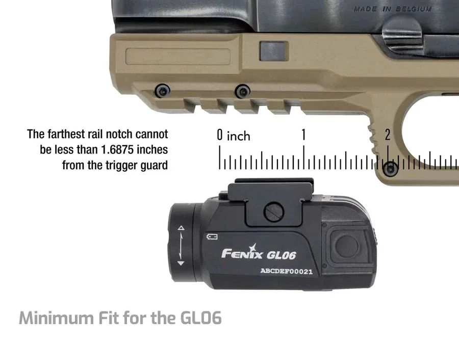 Fenix GL06 Compact Weapon Flashlight