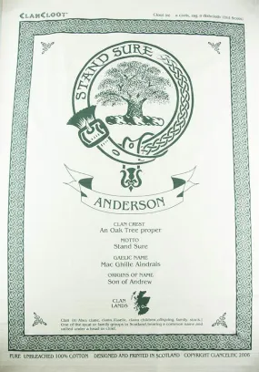 Fletcher Clan Tea Towel