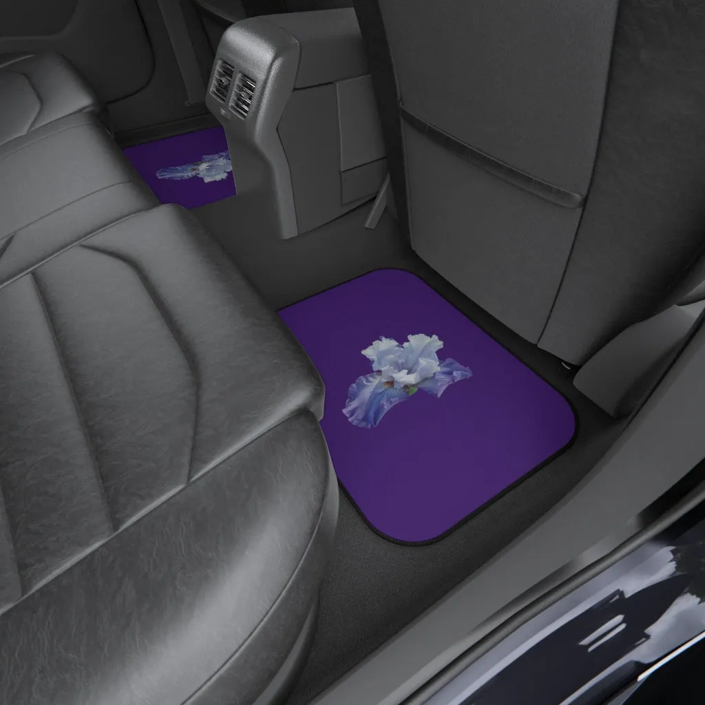 Floral "Iris" Car Mats (Set of 4)