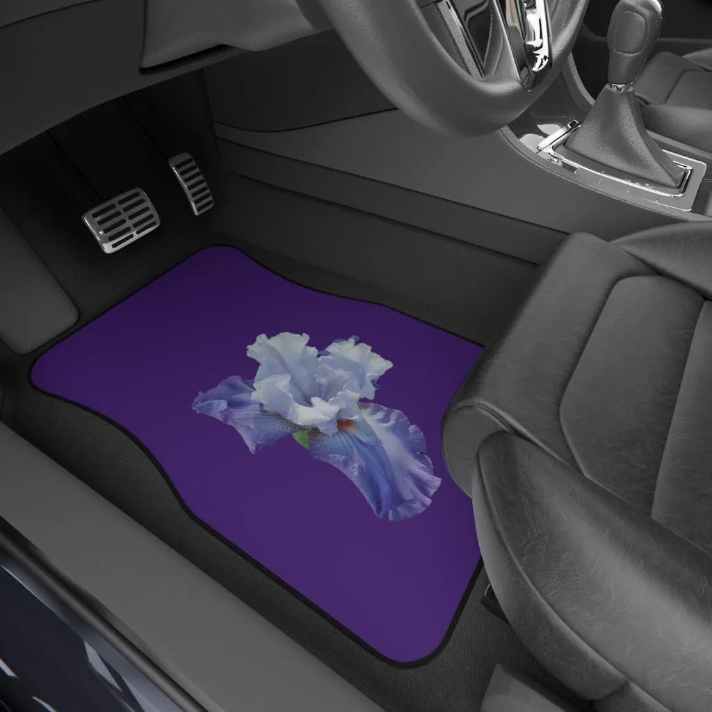 Floral "Iris" Car Mats (Set of 4)