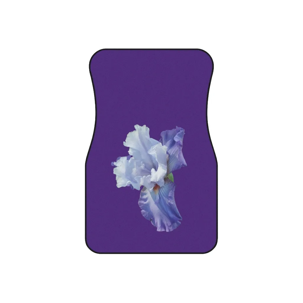 Floral "Iris" Car Mats (Set of 4)