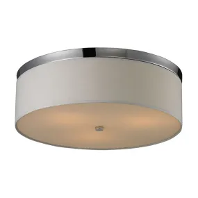 Flush Mounts Three-Light LED Flush Mount Ceiling Fixture