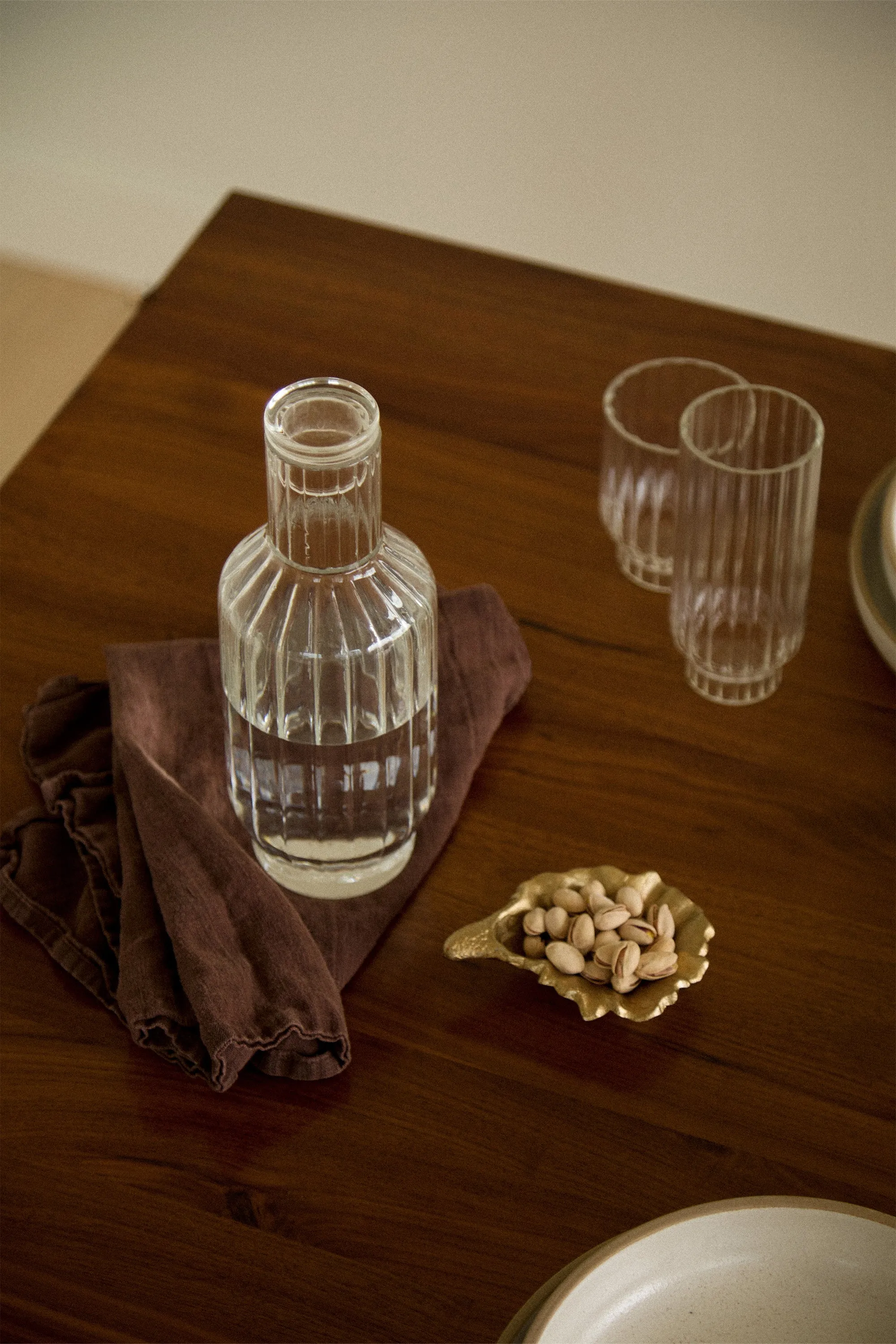 FLUTED CARAFE