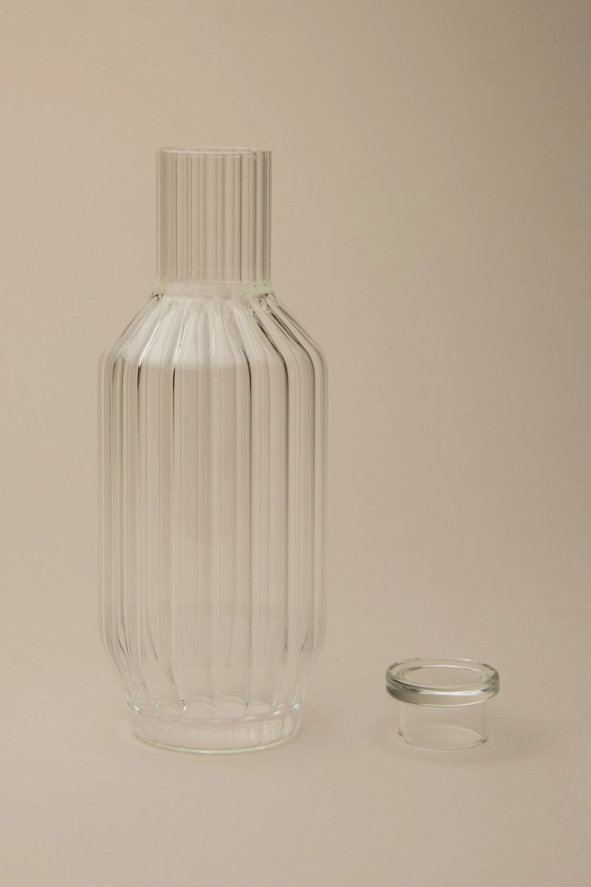 FLUTED CARAFE