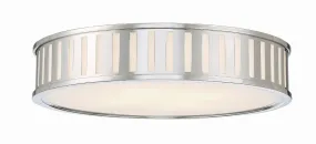 Four Light Ceiling Mount from the Kendal Collection in Polished Nickel Finish by Crystorama