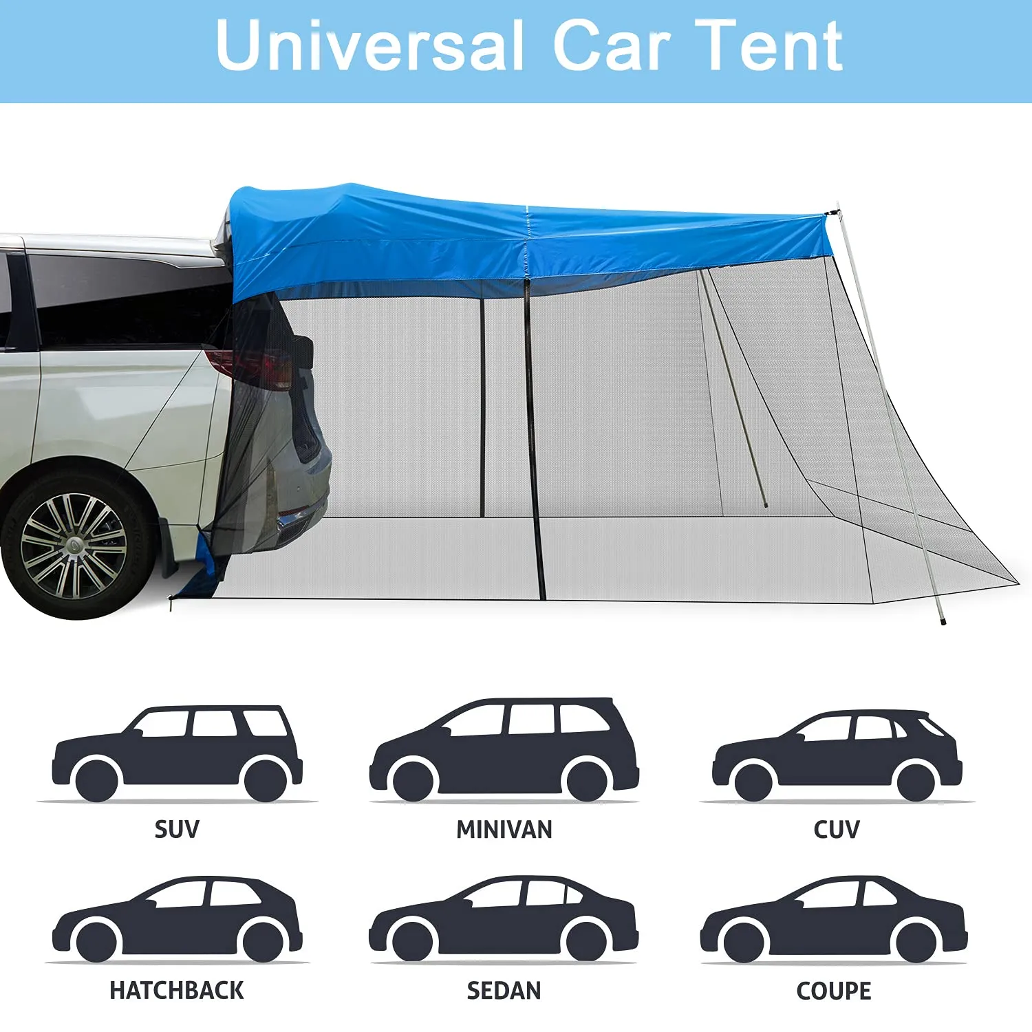 G4Free Car Tent with Mosquito Net