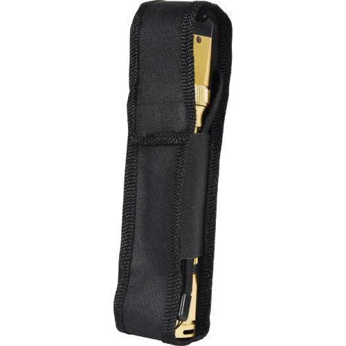 Gold 18,000,000 volt Stun Gun Zoomable Flashlight