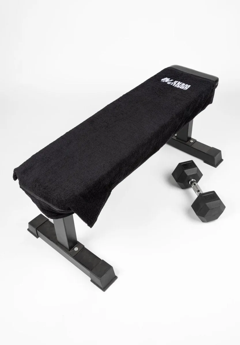 Gorilla Wear Zip Pocket Gym Towel - Black