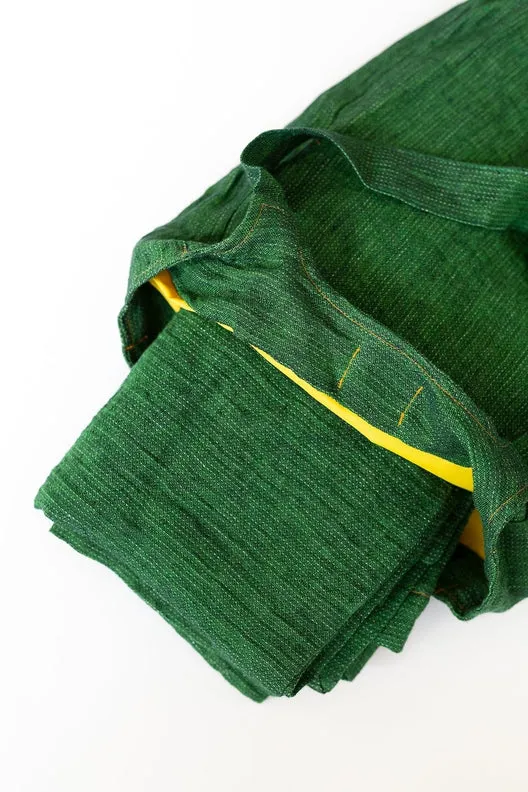 Grassy Green Swim Linen Tote