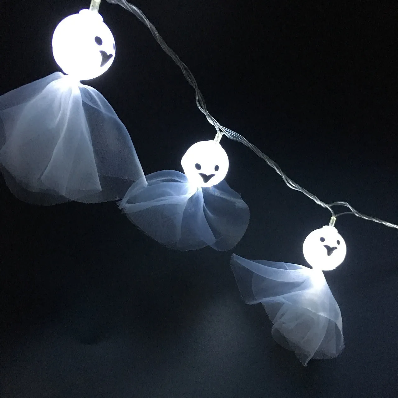 Halloween LED Ghost Dolls String Lights 59 Inch for Decoration