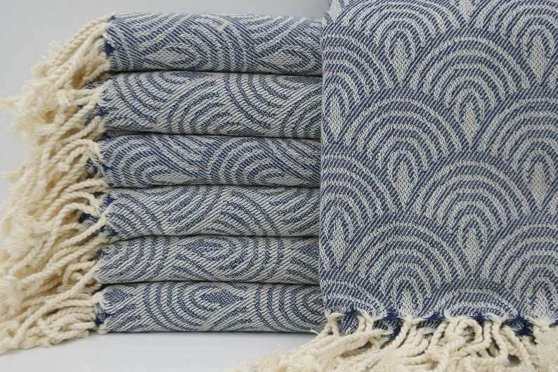 Happiness Comes in Waves Series - 100% Cotton Towels