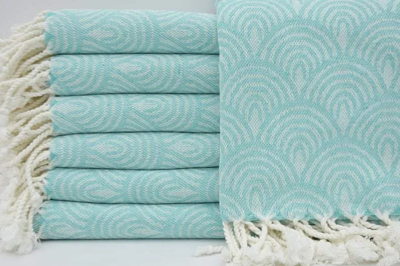 Happiness Comes in Waves Series - 100% Cotton Towels