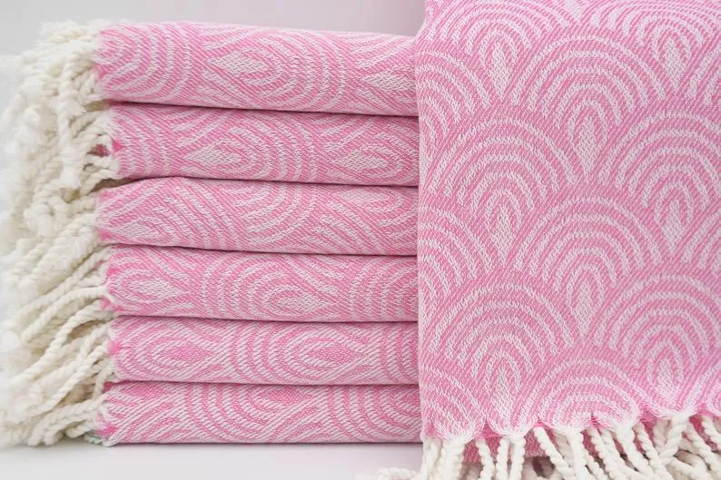 Happiness Comes in Waves Series - 100% Cotton Towels