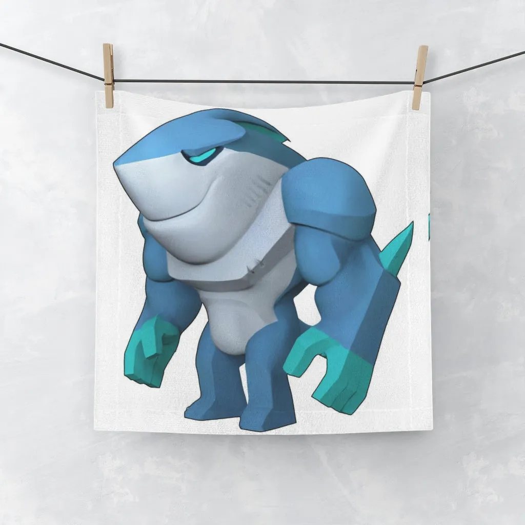 Ice Shark Face Towel