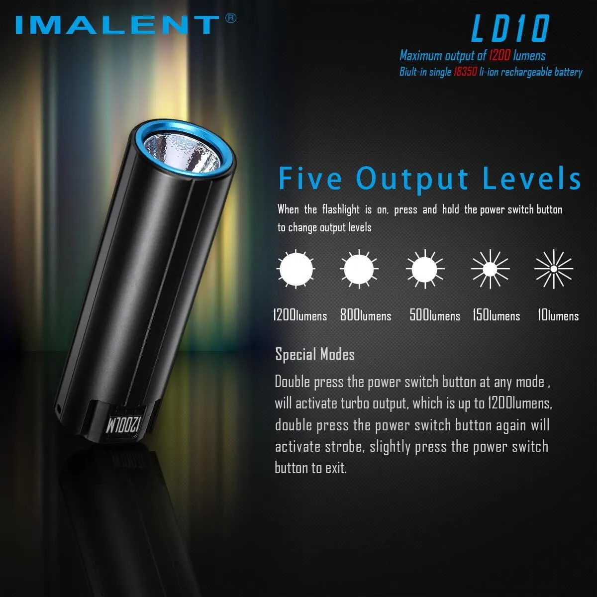 IMALENT LD10 small flashlight