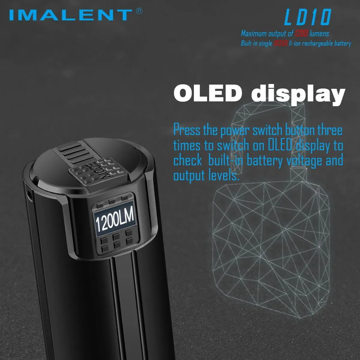 IMALENT LD10 small flashlight