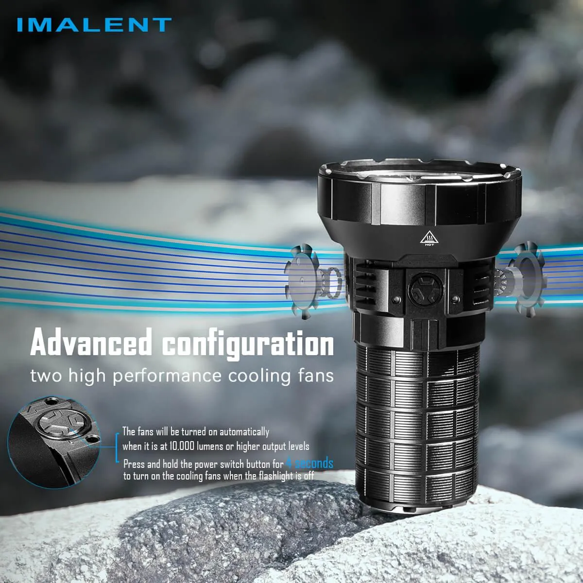 IMALENT MR90 Dual Beam Mode Flashlight