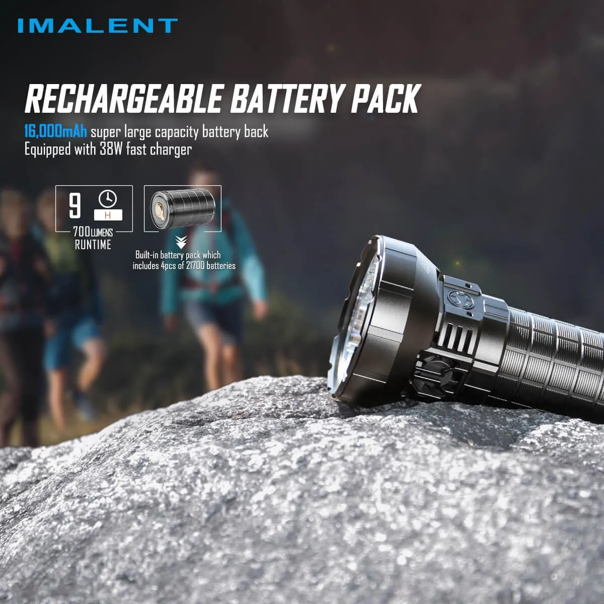 IMALENT MR90 Dual Beam Mode Flashlight