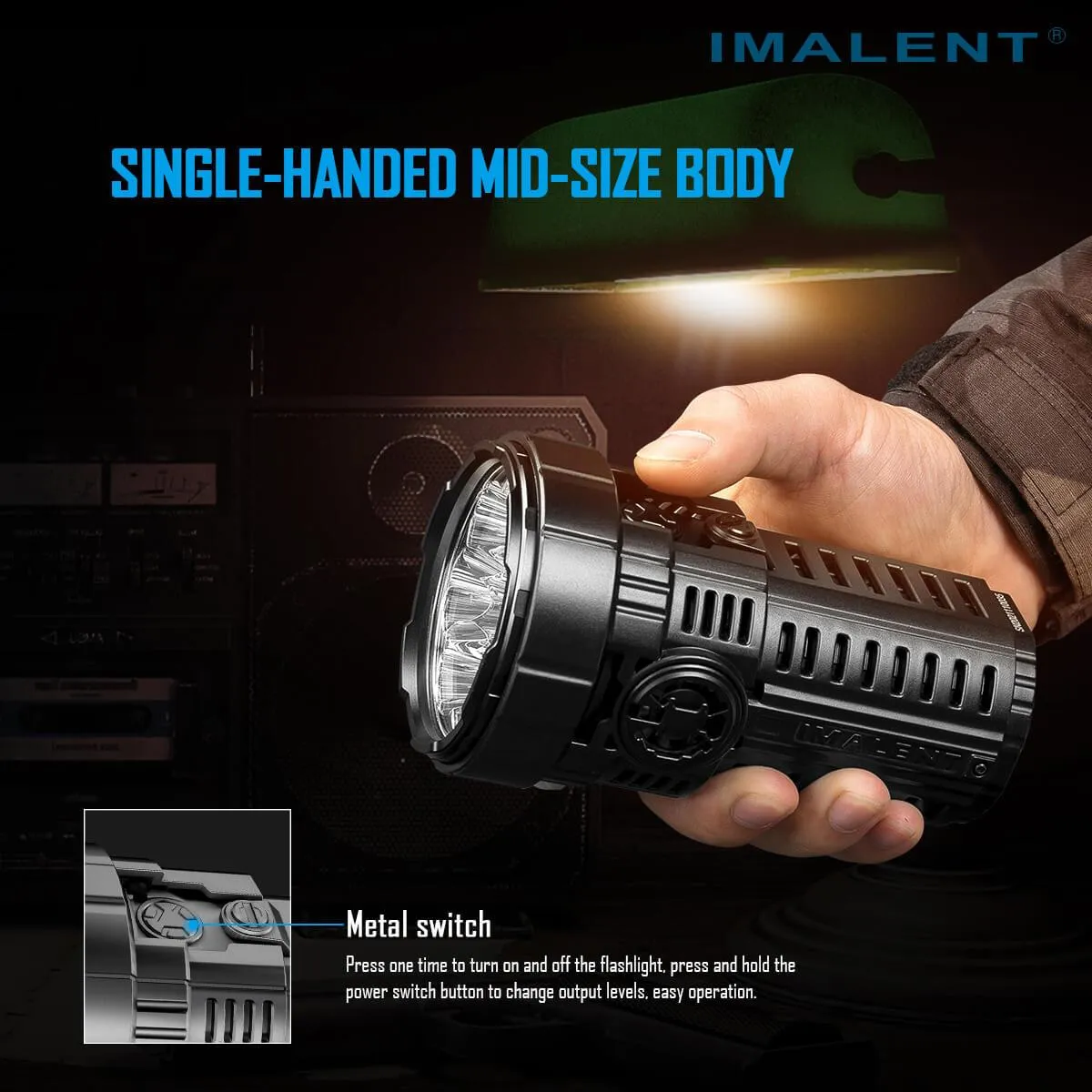 IMALENT RS50 20000 lumen flashlight