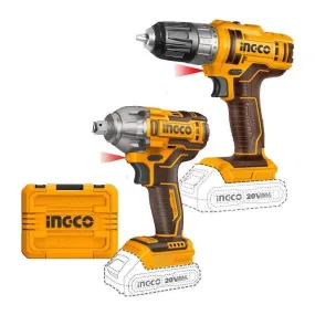 Ingco COSLI230702 Li-Ion Cordless 2Pcs Combo Kit