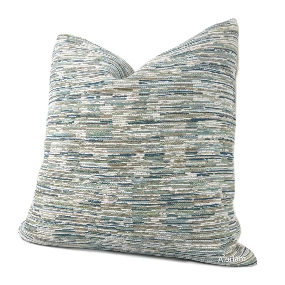 Jericho Green Brown Cream Texture Pillow Cover