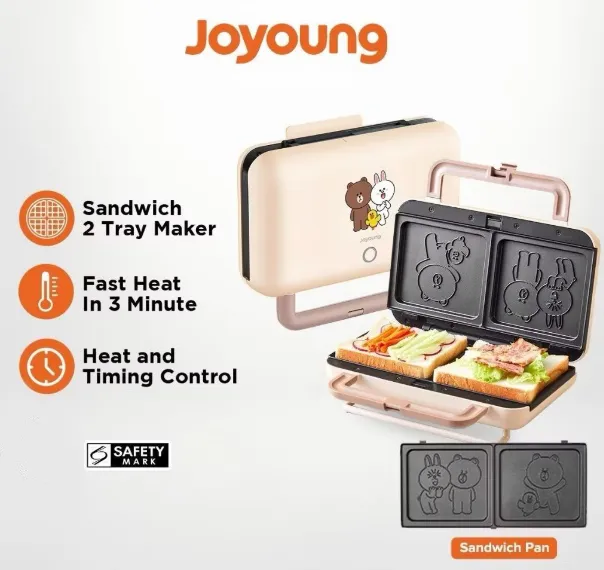 Joyoung Multifunctional Sandwich Maker SK-T3E