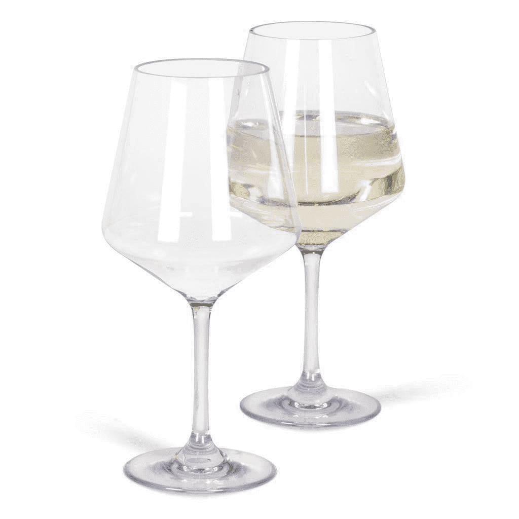 Kampa Soho White Wine Glass 2pc Acrylic