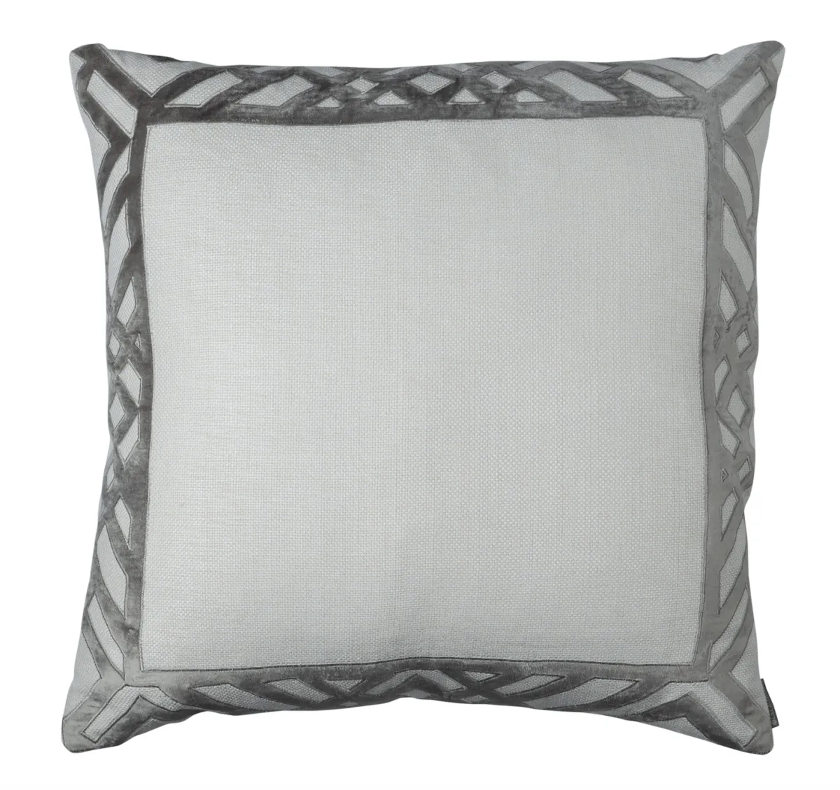 Karl Platinum European Pillow by Lili Alessandra