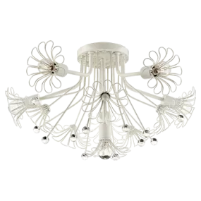 KEATON BOUQUET FLUSH MOUNT, LIGHT CREAM