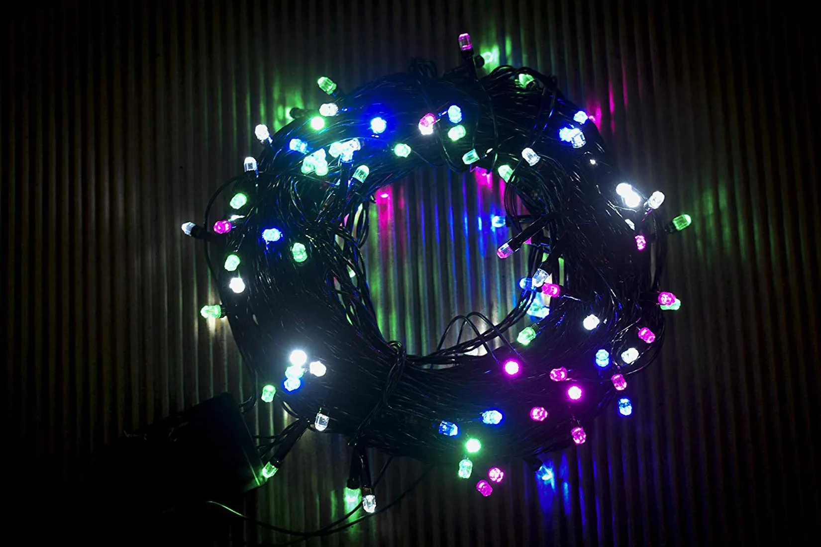 Kuber Industries 2 Pieces 10 Meter Diamond LED's Waterproof Fairy Decorative String Light - Red Green Blue - Decoration Indoor/Outdoor for Party Wedding Diwali -CTKTC022982